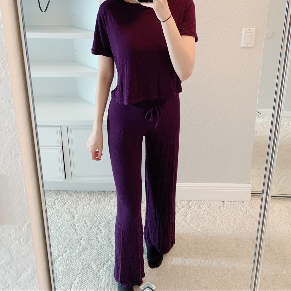 Nasty Gal Purple Lounge Set (NEW without tag)